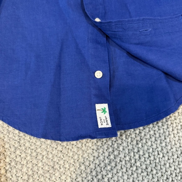 Blue Button-Up Shirt - Picture 3 of 5